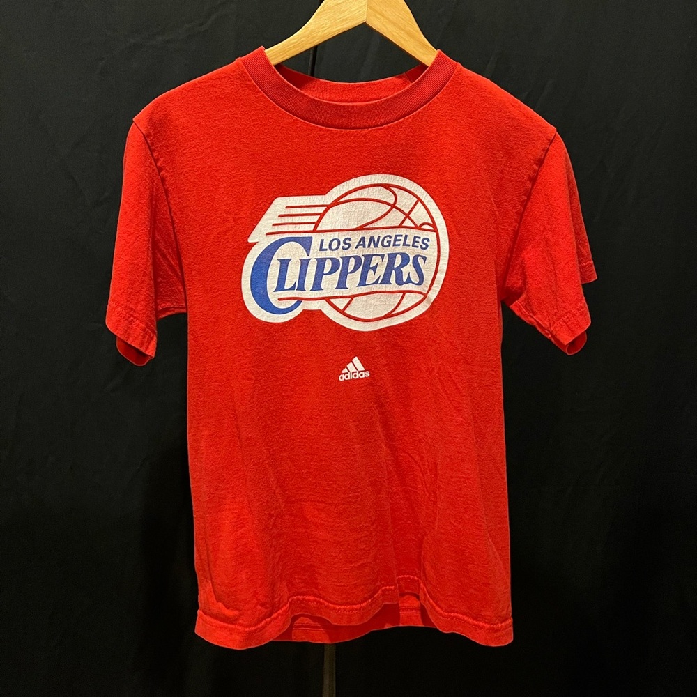 Adidas Red Los Angeles Clippers T-Shirt